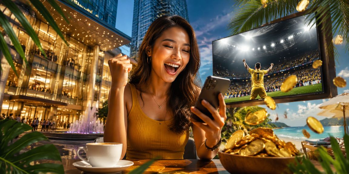 Pemain Malaysia menggunakan kasino mudah alih 680 di Kuala Lumpur dengan paparan jackpot